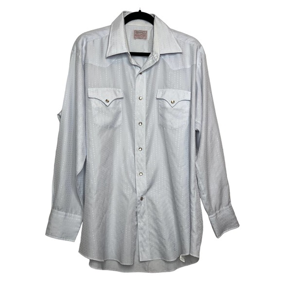 70’s Pearl Snap Western Unisex Shirt by H Bar C main image 1